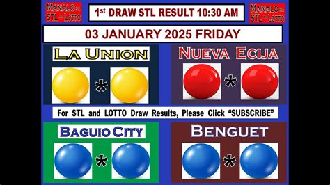 Mga video ng stl la union 1st draw today.